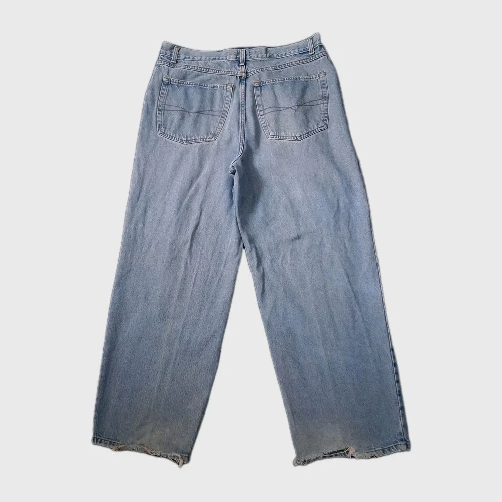 Vtg Anchor Blue Beyond Baggy Jeans Men 38 X 30 Fits 36